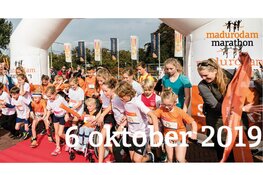 Kinderen klaar voor de start van Madurodam Marathon op 6 oktober
