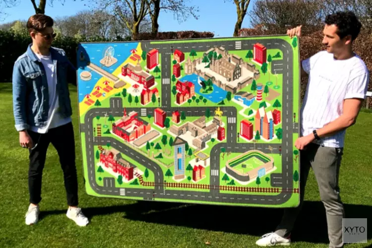 Hoe vet is dát: een speelkleed van jouw favoriete stad Den Haag met o.a. het binnenhof, Scheveningen en het ADO Den Haag stadion!