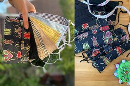 Haagsche meiden lanceren hippe wasbare mondmaskers