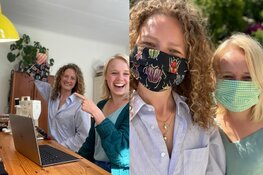 Haagsche meiden lanceren hippe wasbare mondmaskers