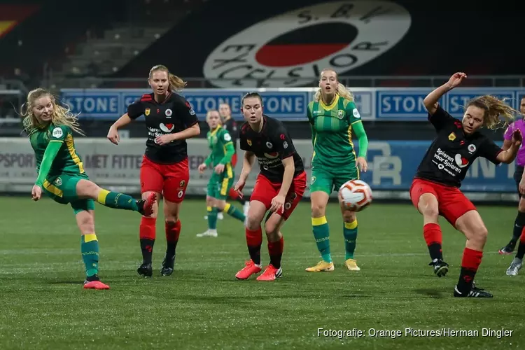Vrouwen Excelsior in blessuretijd naast ADO Den Haag