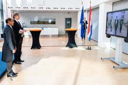 2021: Koning ontvangt geloofsbrieven per video