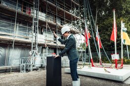 Hoogste punt gebouw Leyhof in Erasmusveld