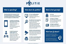 Vier mannen aangehouden voor opruiing op sociale media