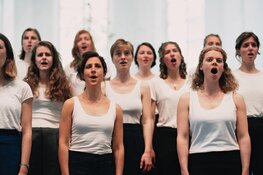 Concert Transparant van het Nederlands studenten kamerkoor verbindt