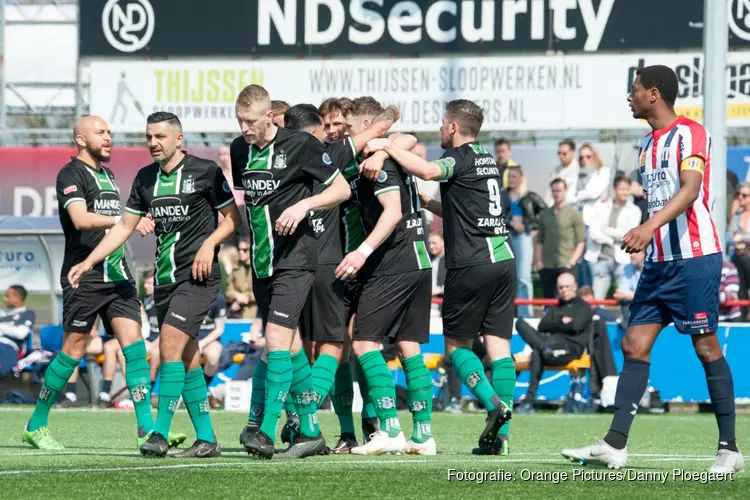 Scheveningen speelt zich veilig na doelpuntrijke winst op Excelsior Maassluis