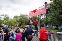Krajicek Playground Oranjeplein in Haagse Schilderswijk heropend