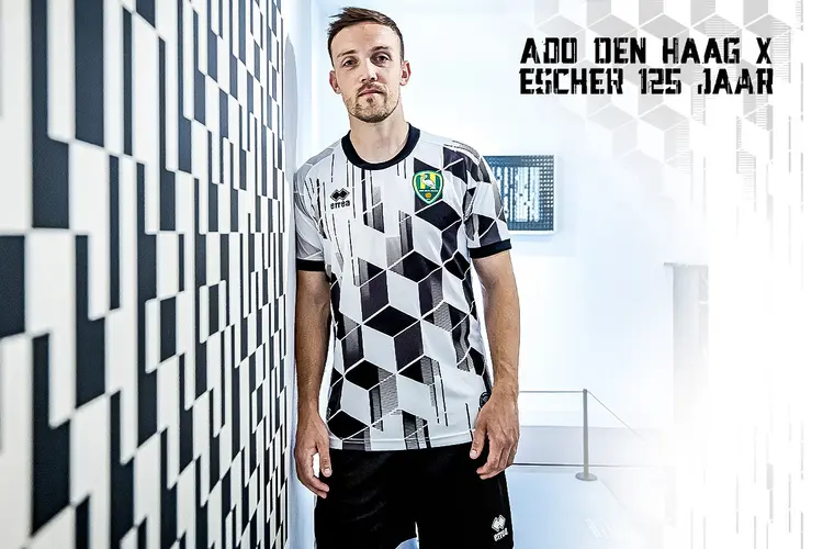 ADO Den Haag presenteert derde shirt ter ere van 125 jaar Escher