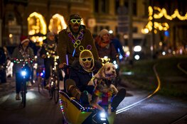 Fietslichtjesparade in Zuidwest op 25 januari