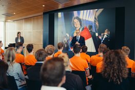 Team Netherlands in Den Haag gehuldigd