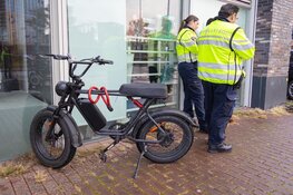 Grote fatbikecontrole in centrum Den Haag voor verkeersveiligheid