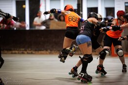 Haagse skaters bij nationaal roller derby team
