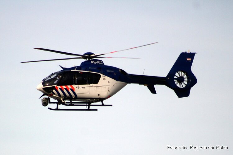 Politiehelikopter gehinderd door laser