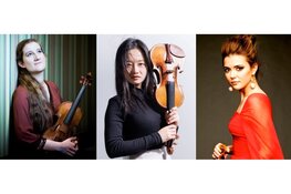 Drie topviolisten soleren in september bij Residentie Orkest Den Haag