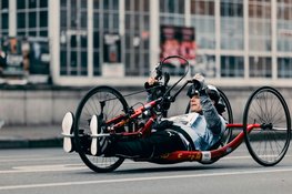 Kasper, de Held op de Handbike