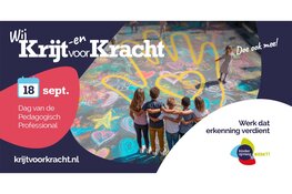 Dak kindercentra kleurt Den Haag met 'Krijt voor Kracht'