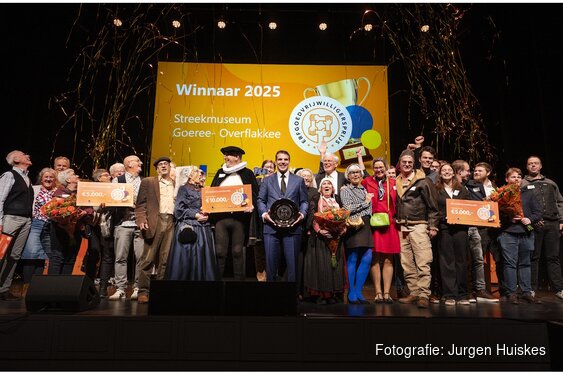 Winnaar Erfgoedvrijwilligersprijs 2025 bekend: Streekmuseum Goeree-Overflakkee