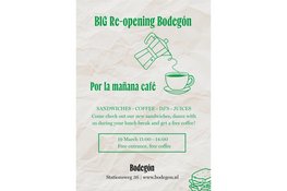 Por la Mañana Café: koffie, kunst en muziek bij Bodegón in Den Haag
