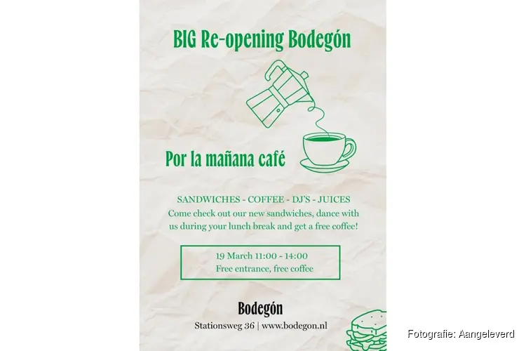 Por la Mañana Café: koffie, kunst en muziek bij Bodegón in Den Haag