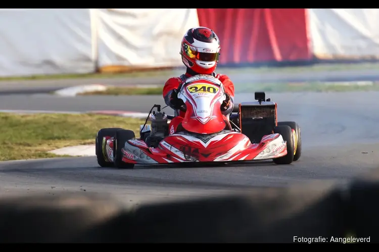 Haagse kartcoureur weet pole position te verzilveren