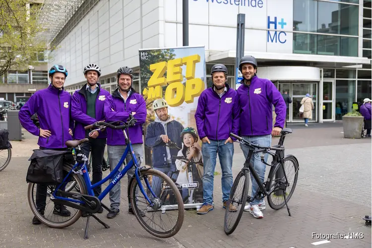 HMC zet 'm op: artsen vragen aandacht voor fietshelm