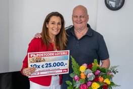 Alex uit Den Haag wint tien jaar lang 25.000 euro per jaar bij de Postcode Loterij