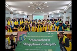 Schoonmaak van Slingeplein en Zuiderpark