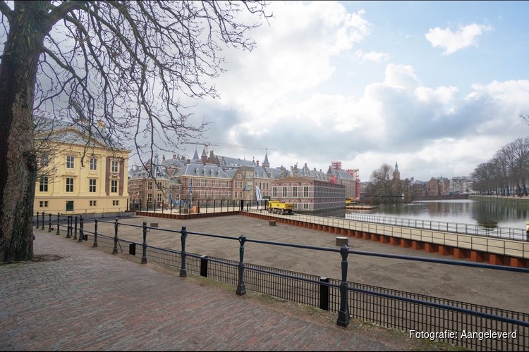 Hofvijver decor van nieuwe fase Binnenhofrenovatie