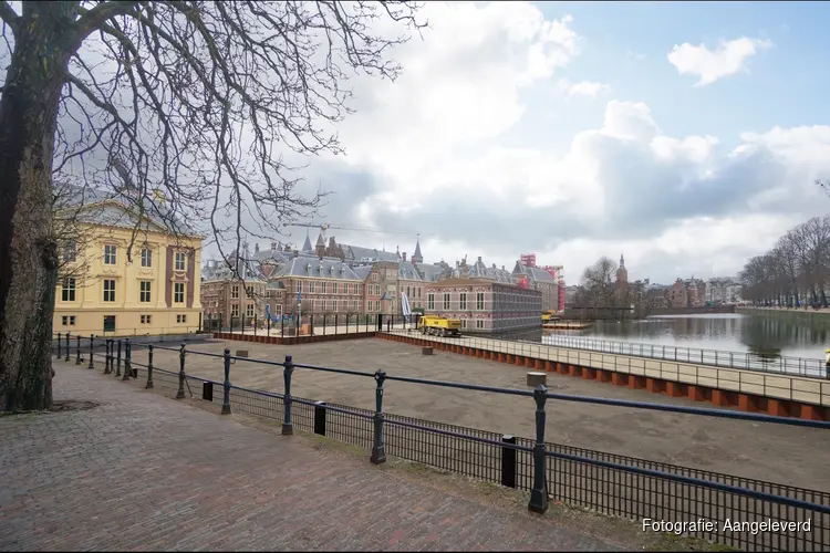 Hofvijver decor van nieuwe fase Binnenhofrenovatie