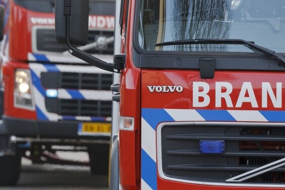 Bedrijfspand in de as gelegd in Den Hoorn