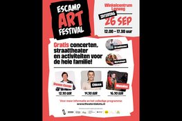Escamp Art Festival pakt uit met Chicco, Steven Kazan, Masalsa en ruim 40 gratis activiteiten