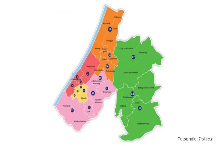 Teamnamen nieuwe gebiedsindeling Eenheid Den Haag bekend